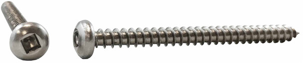 #8 x 2" Stainless Steel Pan Head Sheet Metal Screw