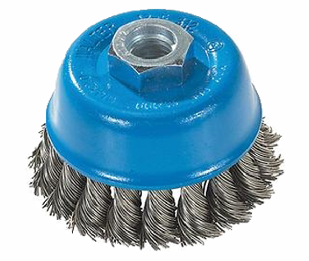 Walter 13-F 314 3" x 5/8"-11 " Cup brush knot-twisted wire