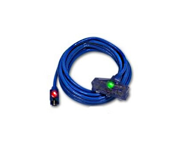 Pro Glo 12/3 100 Foot Extension Cord Blue Single-Ended