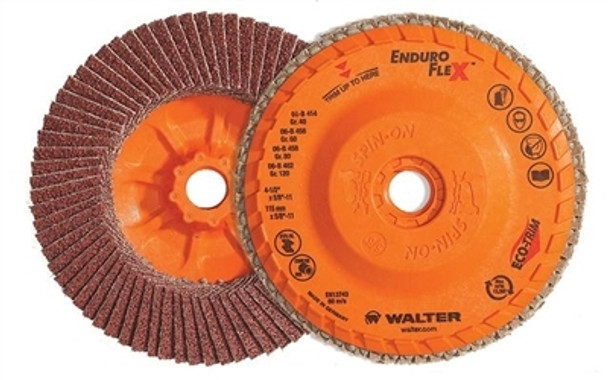 6" x 5/8" ENDURO-FLEX Flap Disc - 60 Grit