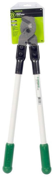 Greenlee 705 heavy-duty manual cable cutter with 25-1/2 inch handles and forged steel blades.