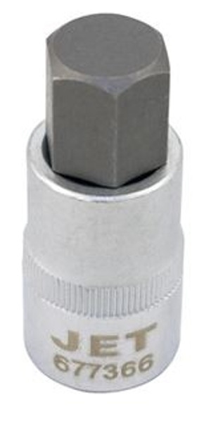 JET 677366 1/2" DR x 16 mm S2 2" Long Hex Bit Socket