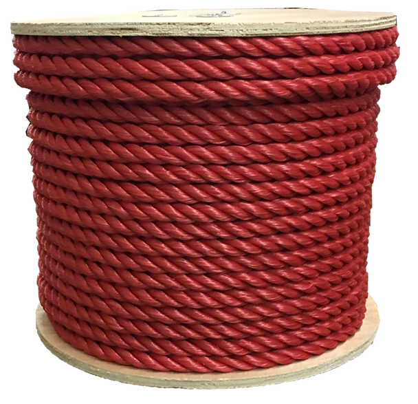 3/8" Red Poly Rope - 630'