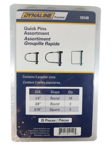 Dynaline 10149 Quick Pin Assortment 