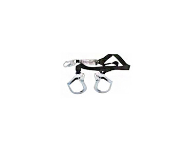 Dyna-ONE Polyester Double-Leg Fixed Y-Lanyard with Energy