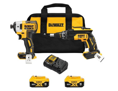 Power Tool Combo Kit Lowes Dck283d2 20V Max XR Drywall Screwgun