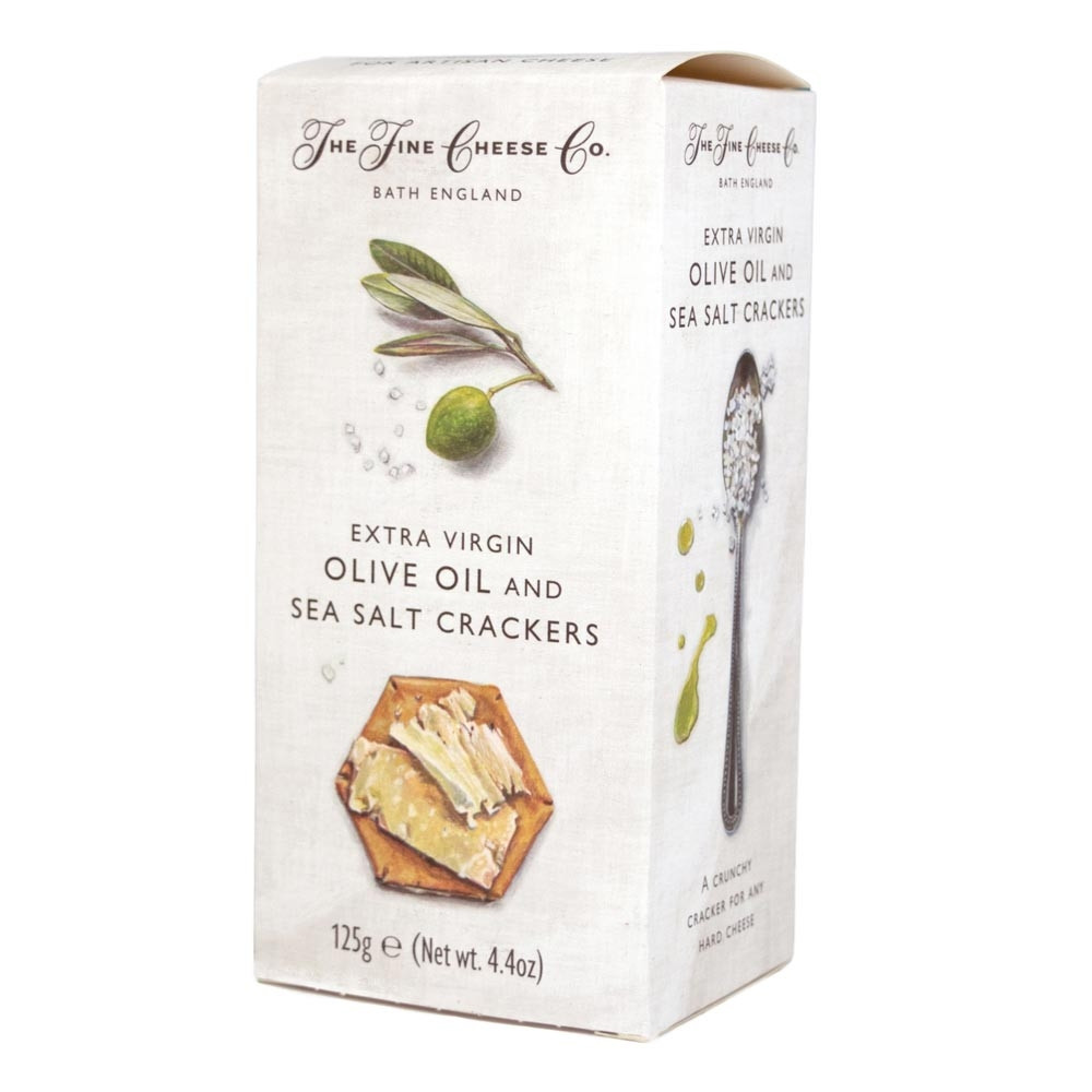 The Fine Cheese Co Sea Salt \u0026 Extra Virgin Olive Oil Crackers