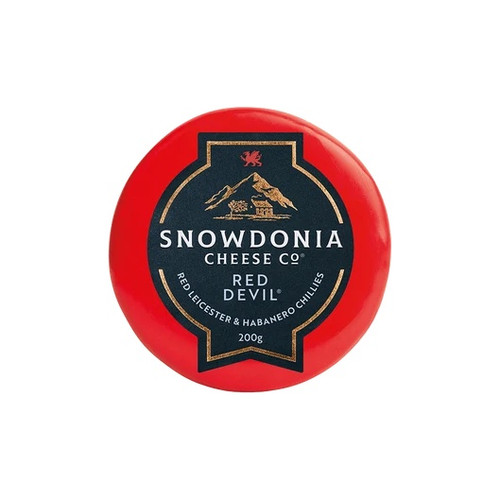 Snowdonia Red Devil Red Leicester with Chilli and Pepper