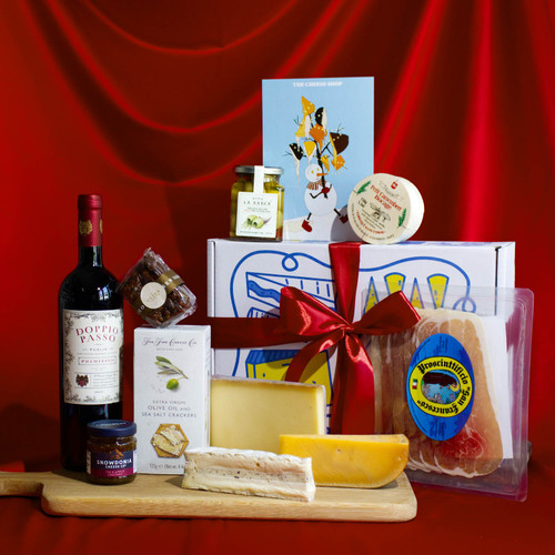 Cheesy Red Wine Christmas Gift Box (Pre-Order Only)