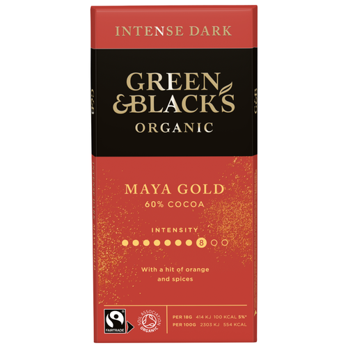 Green & Blacks Organic Maya Gold Dark Chocolate