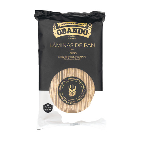 Obando Laminas de Pan Sourdough Bread Thins