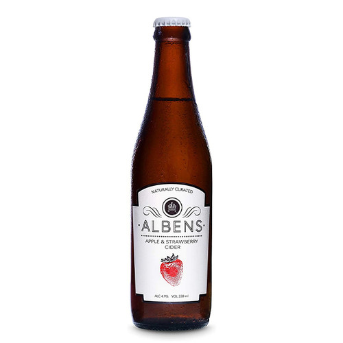 Albens Apple & Strawberry Cider 330ml