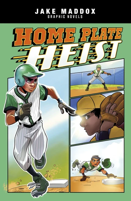 Home Plate Heist (Jake Maddox Graphic Novels)