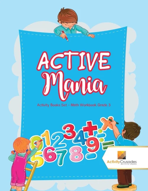 Active Mania : Activity Books Set - Math Workbook Grade 3