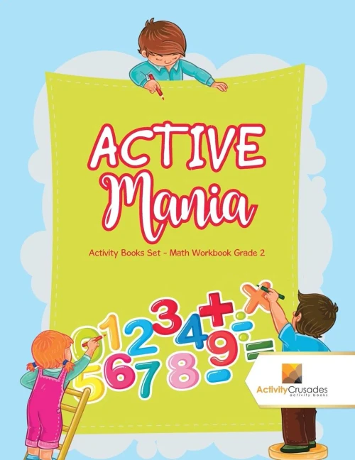 Active Mania : Activity Books Set - Math Workbook Grade 2