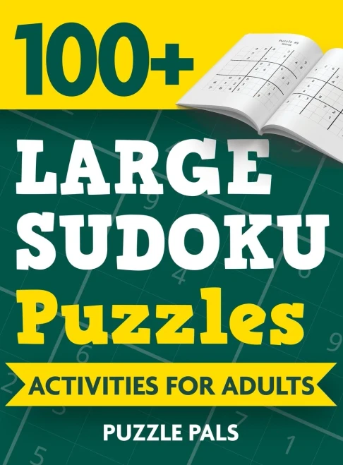 100+ Large Sudoku Puzzles: Activities For Adults - Hardcover