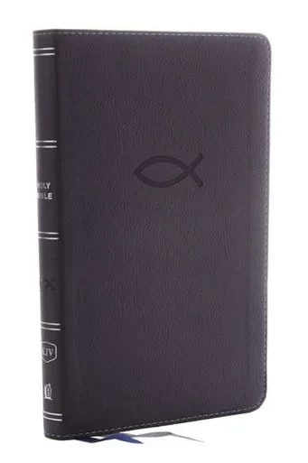Kjv, Thinline Bible Youth Edition, Leathersoft, Gray, Red Letter, Comfort Print: Holy Bible, King James Version