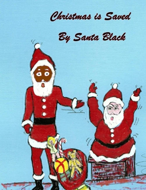 Christmas Is Saved By Santa Black