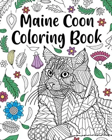 Maine Coon Coloring Book
