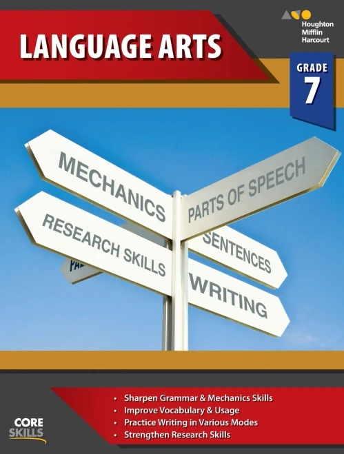 Houghton Mifflin Harcourt Core Skills Language Arts: Workbook Grade 7 (Steck-Vaughn Core Skills Language Arts)