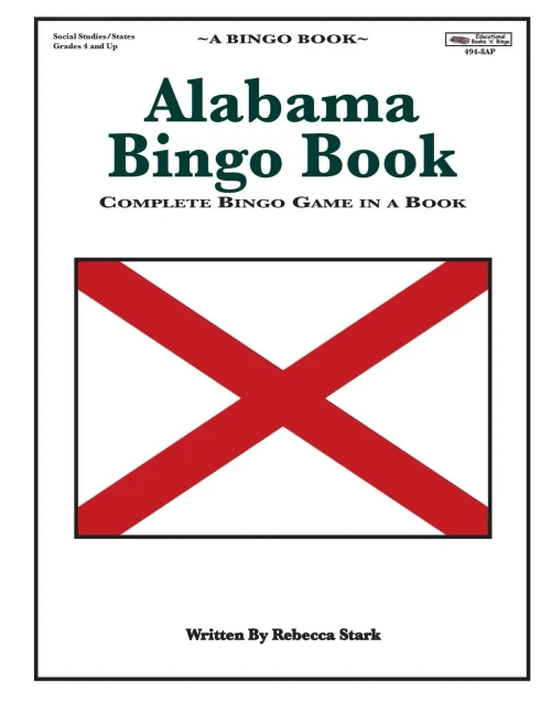 Alabama Bingo Book: Complete Bingo Game In A Book (Bingo Books)