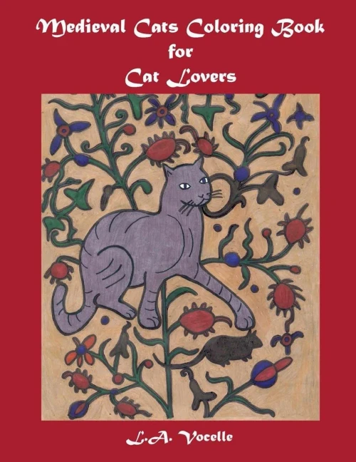 Medieval Cats Coloring Book For Cat Lovers