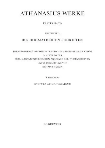Epistula ad Marcellinum (Ancient Greek Edition)