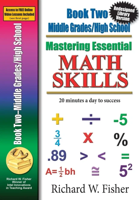 Mastering Essential Math Skills Book 2 Middle/High School Redesigned Library Version