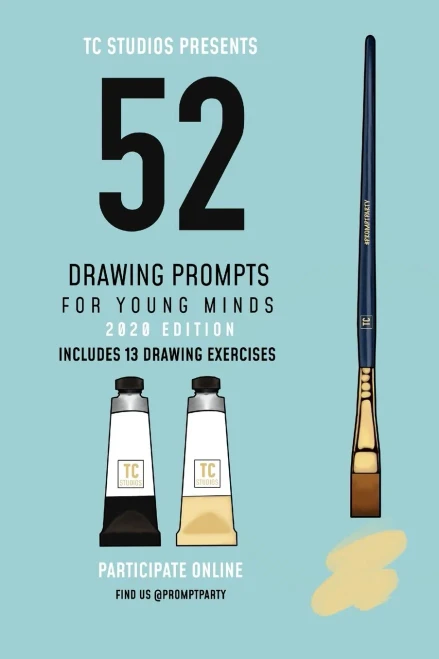 52 Drawing Prompts For Young Minds: 2020 Edition