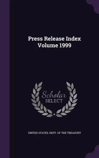 Press Release Index Volume 1999