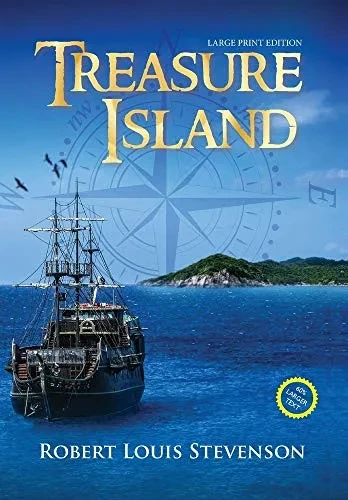 Treasure Island (Annotated, Large Print) (Sastrugi Press Classics Large Print) - Hardcover
