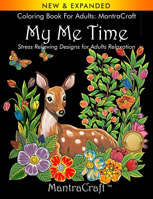 Coloring Book for Adults: MantraCraft: My Me Time: Stress Relieving Designs for Adults Relaxation