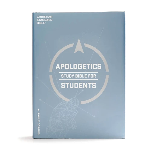 Csb Apologetics Study Bible For Students, Blue Hardcover, Black Letter, Defend Your Faith, Study Notes And Commentary, Articles, Profiles, Full-Color Maps, Easy-To-Read Bible Serif Type