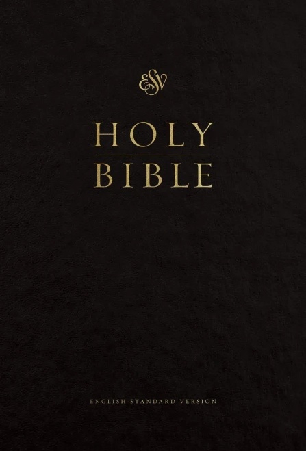 Esv Pew And Worship Bible, Large Print (Black)