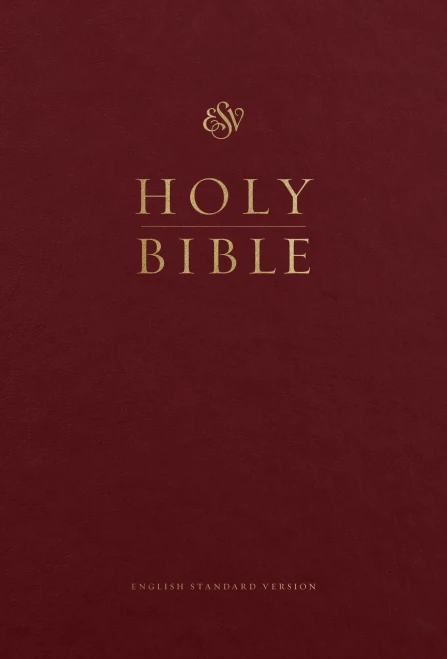 Esv Pew And Worship Bible, Large Print (Burgundy)