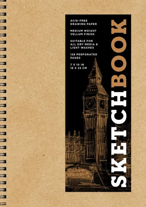Sketchbook (Basic Medium Spiral Kraft) (Volume 16) (Union Square & Co. Sketchbooks)