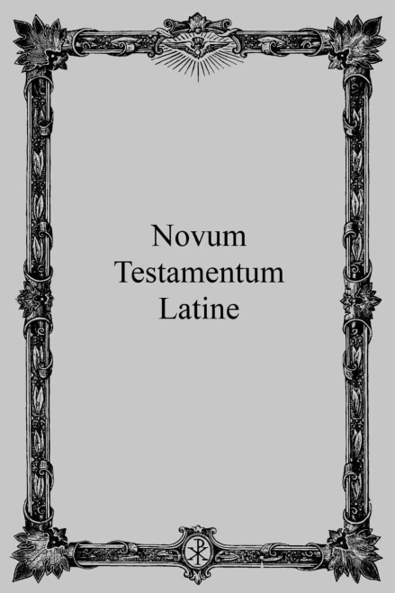 Novum Testamentum Latine (Latin Edition)