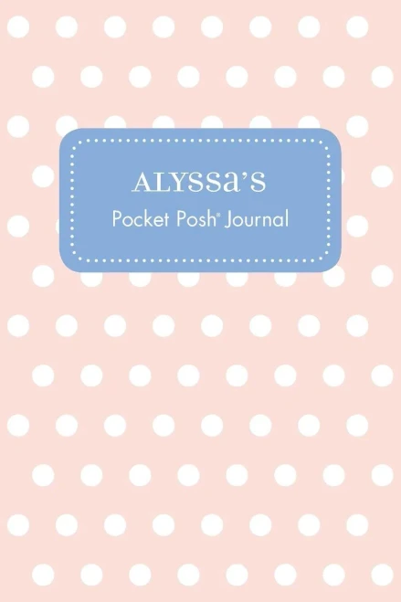 Alyssa'S Pocket Posh Journal, Polka Dot