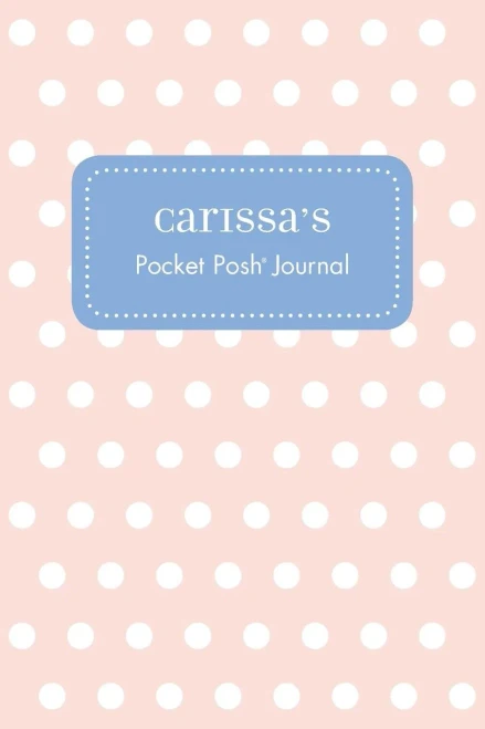 Carissa'S Pocket Posh Journal, Polka Dot