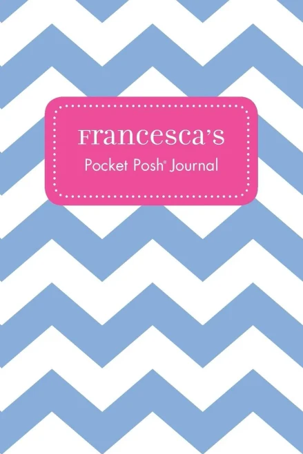 Francesca'S Pocket Posh Journal, Chevron