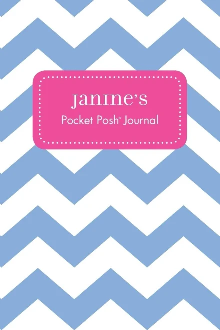 Janine'S Pocket Posh Journal, Chevron