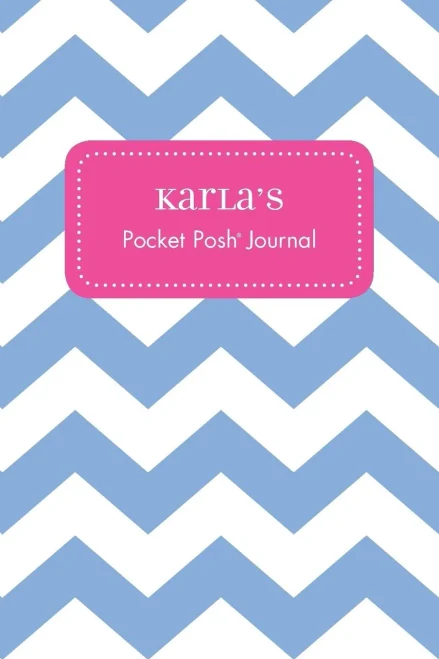 Karla'S Pocket Posh Journal, Chevron