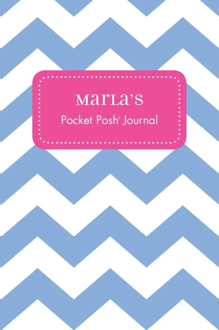 Marla'S Pocket Posh Journal, Chevron