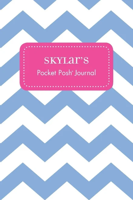 Skylar'S Pocket Posh Journal, Chevron