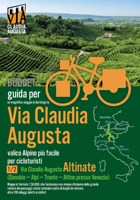 Percorso ciclabile Via Claudia Augusta 1/2 "Altinate" BUDGET: Guida per un magnifico viaggio in bici (in bianco e nero) (Italian Edition)