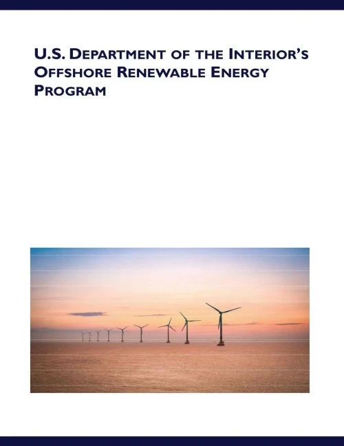 U.S. Department Of The Interior'S Offshore Renewable Energy Program