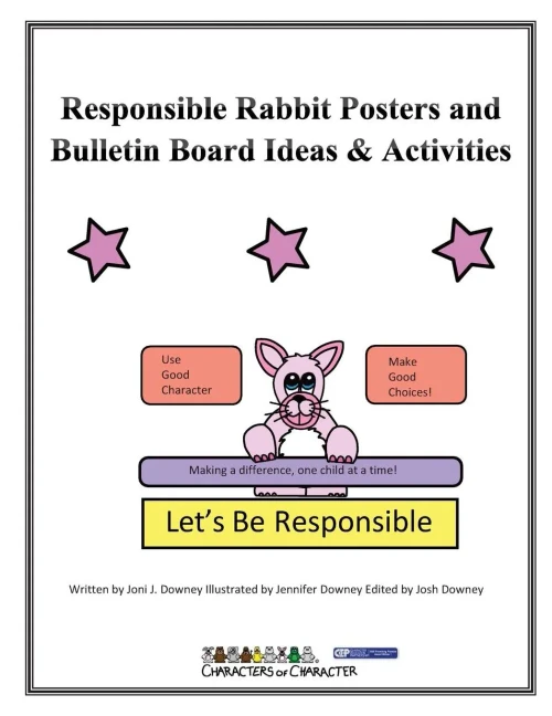 Responsible Rabbit Posters And Bulletin Board Ideas & Activities