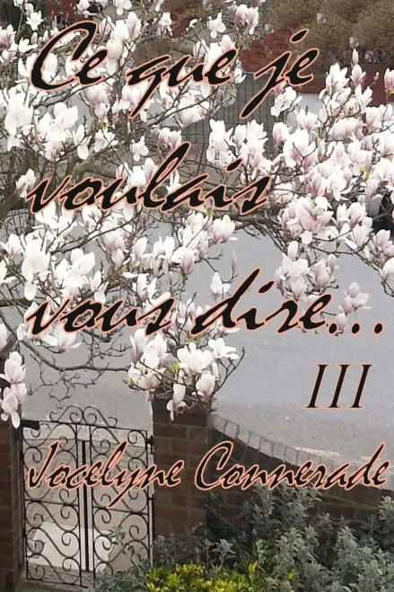 Ce Que Je Voulais Vous Dire: Volume Iii (French Edition)