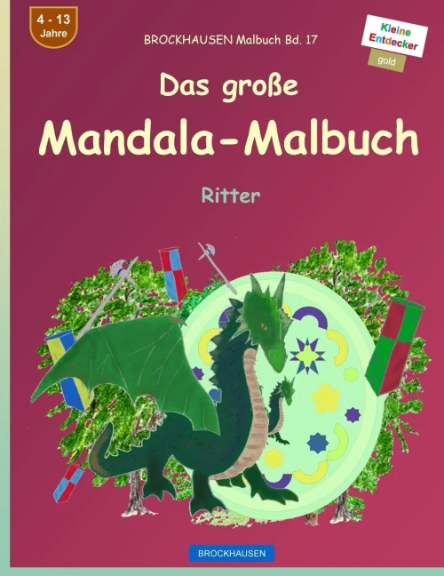 Brockhausen Malbuch Bd. 17 - Das Große Mandala-Malbuch: Ritter (German Edition)