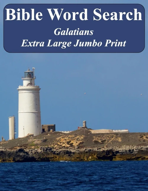 Bible Word Search Galatians: King James Version Extra Large Jumbo Print (Bible Memory Lighthouse Series)